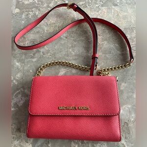 Michael Kors Wallet Crossbody Bag with Chain Strap